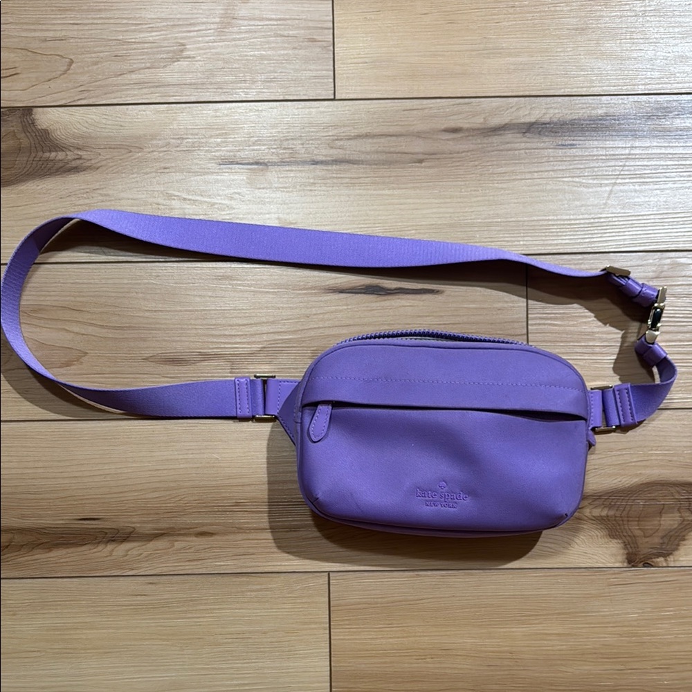Kate Spade Purple Crossbody Bag with Adjustable Strap